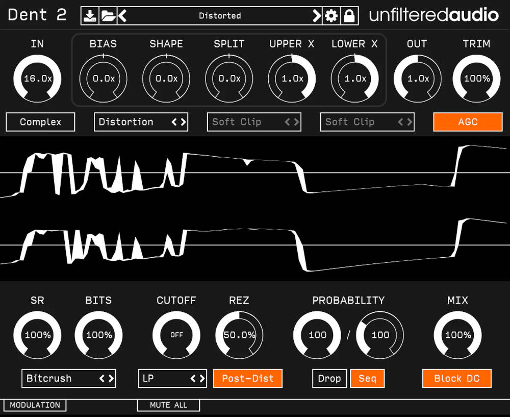 Unfiltered Audio Dent 2 - UI 1