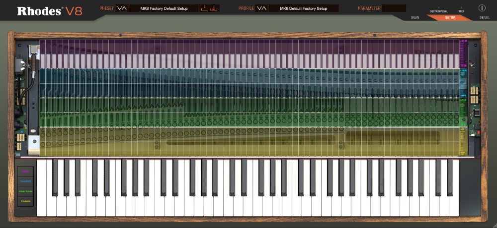 Rhodes V8 Virtual Instrument - UI 2