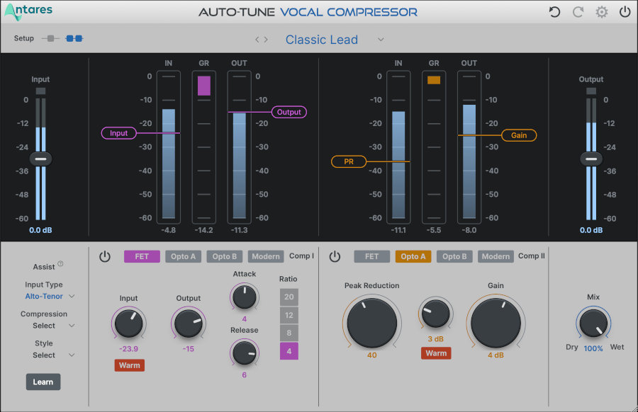 Antares Auto-Tune Vocal Compressor - Lite Default Classic