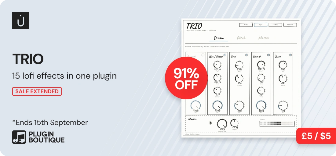 Thenatan TRIO - 15 Lofi Effects In One Plugin Flash Sale