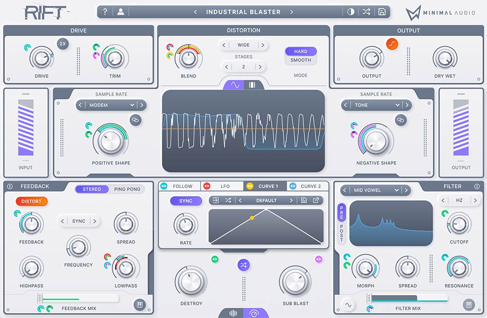 Minimal Audio Rift 2.0 -  Light Mode Advanced View