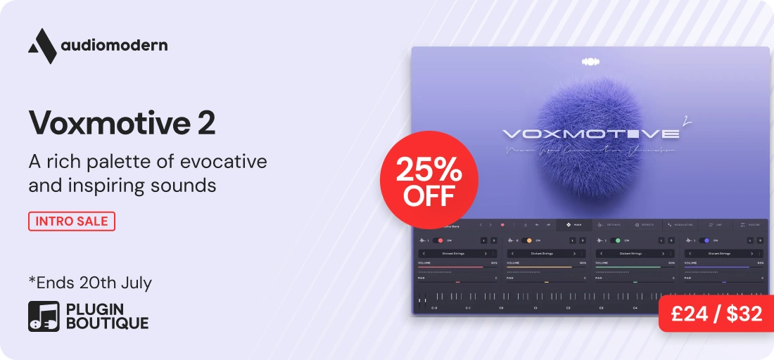 Audiomodern Voxmotive 2 Intro Sale