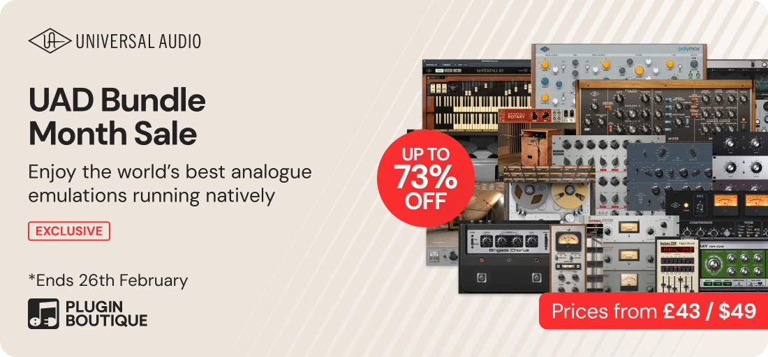 Universal Audio UAD Bundle Month Sale (Exclusive)