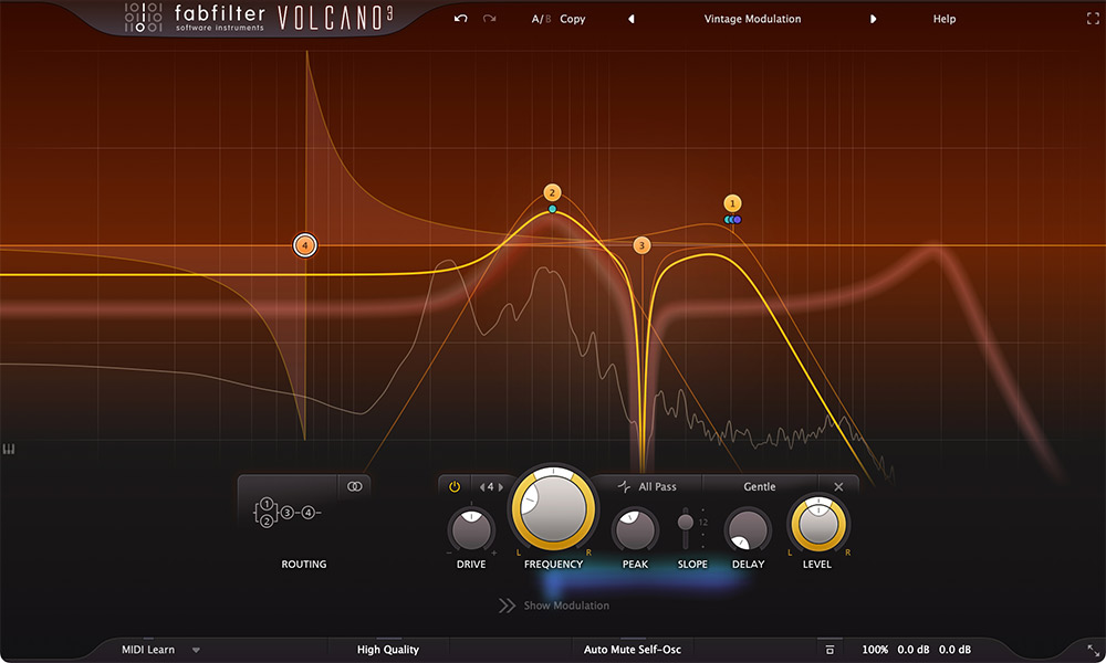 FabFilter Volcano 3 - User Interface