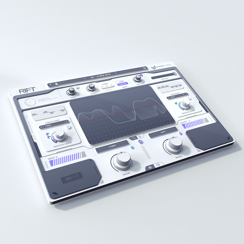 Minimal Audio Rift 2.0 - 3D Render 2