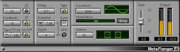 MetaFlanger screenshot