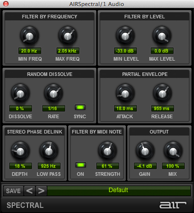 Spectral User Interface