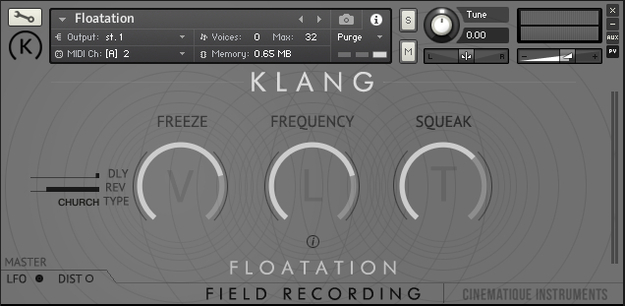 FIELD RECORDING: Floatation interface