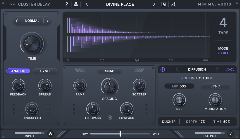Minimal Audio Cluster Delay - Preset 2