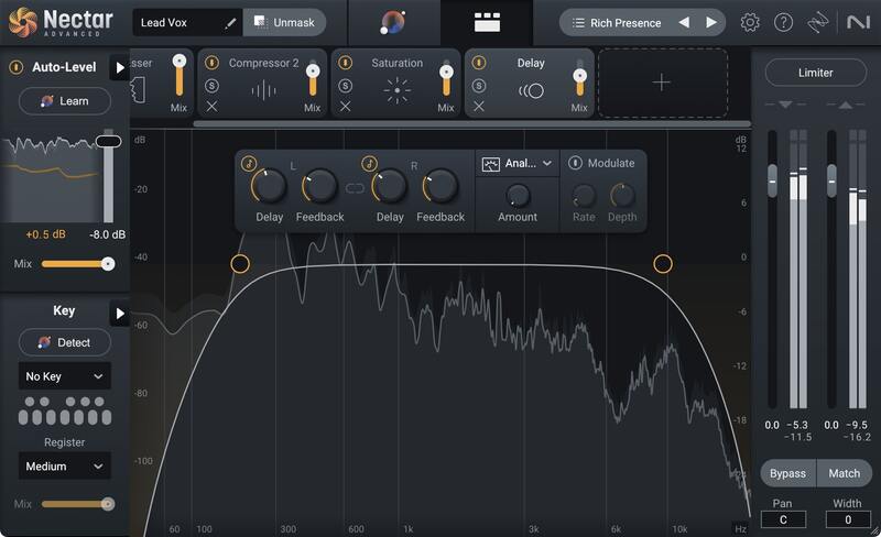 iZotope Nectar 4 Advanced - Delay
