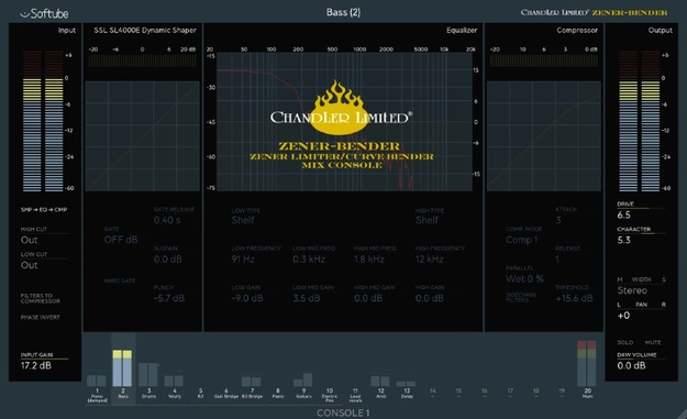 Chandler Limited® Zener-Bender for Console 1 interface
