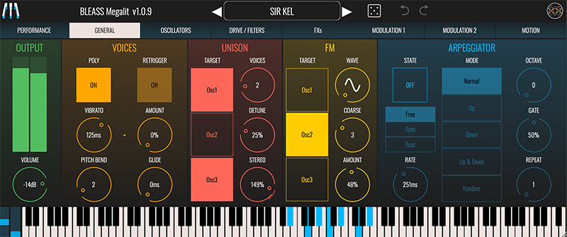 BLEASS Megalit - General