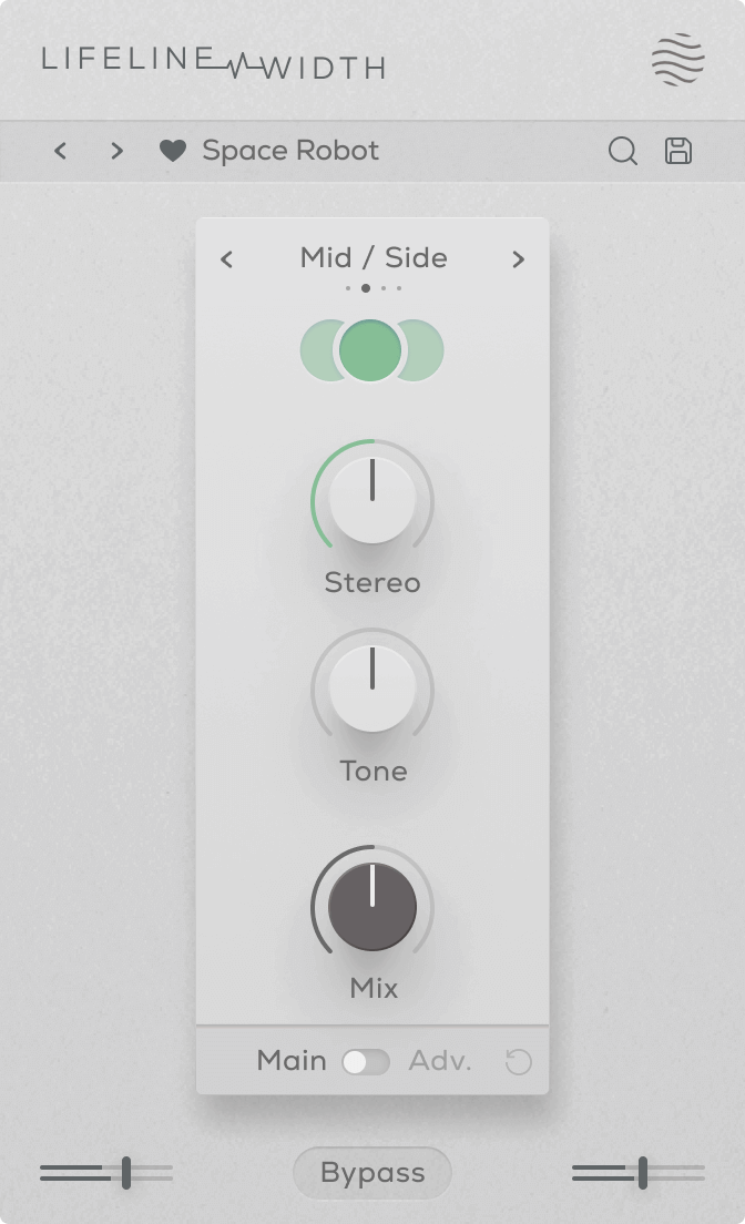 Lifeline Width - Main View