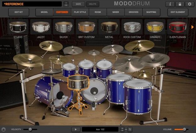 MODO DRUM Kit – Reference screenshot