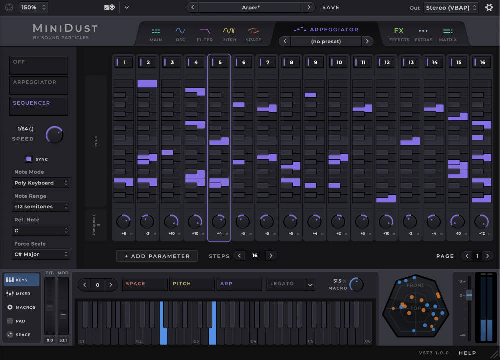Sound Particles MiniDust