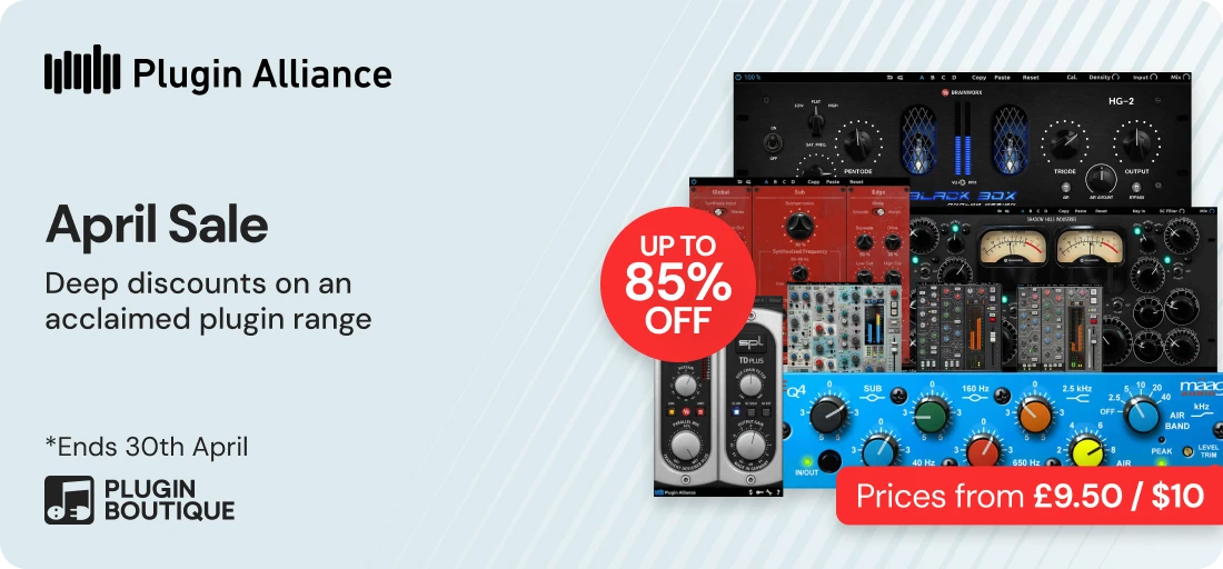 Plugin Alliance & Brainworx April Sale