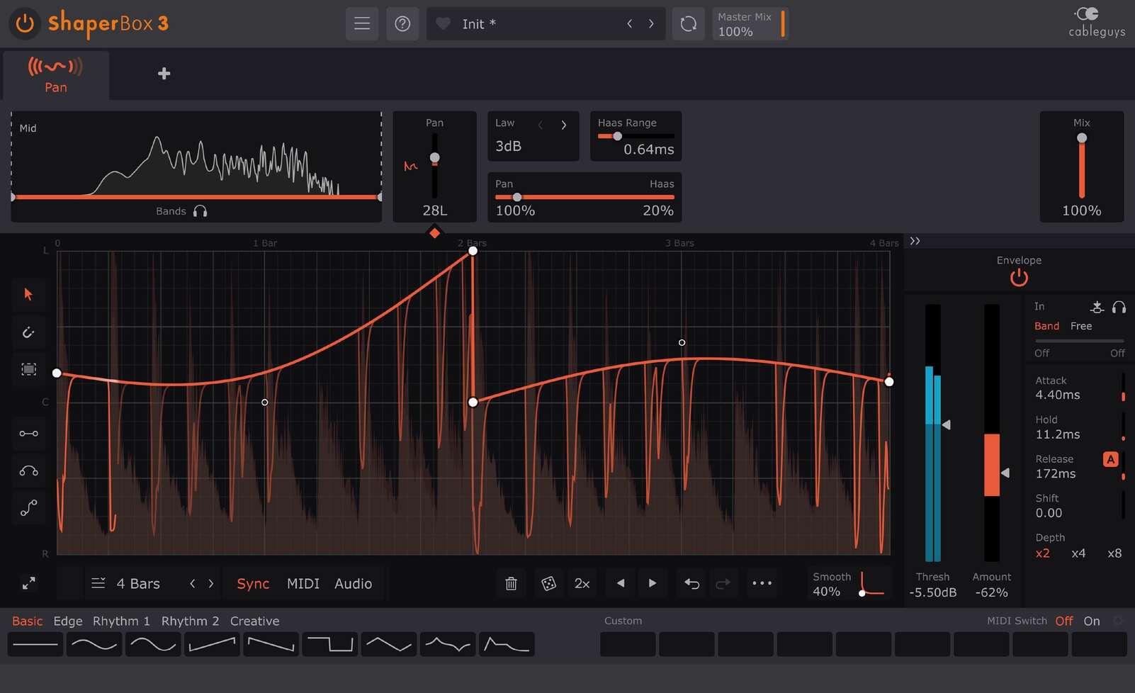 Cableguys PanShaper 4 - GUI 2