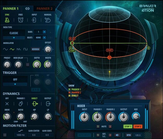 Brauer Motion interface