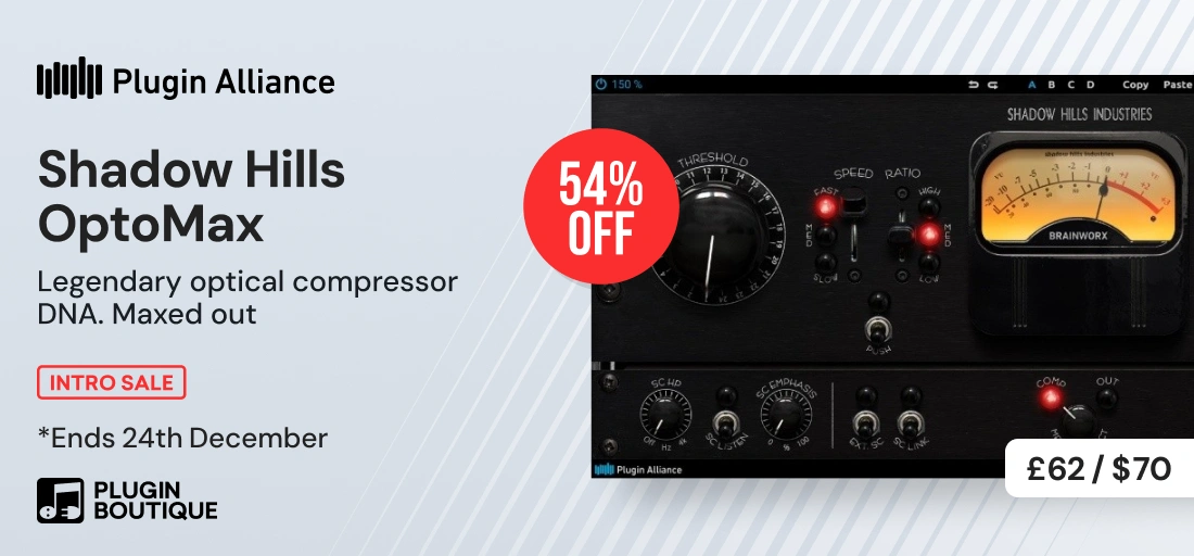 Plugin Alliance Shadow Hills OptoMax Intro Sale