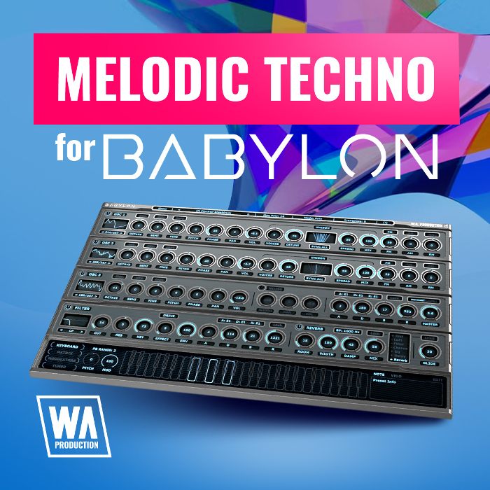 W.A. Production Melodic Techno for Babylon Artwork