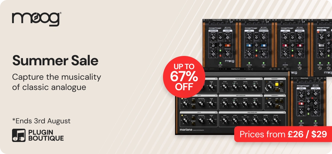 Moog Summer Sale