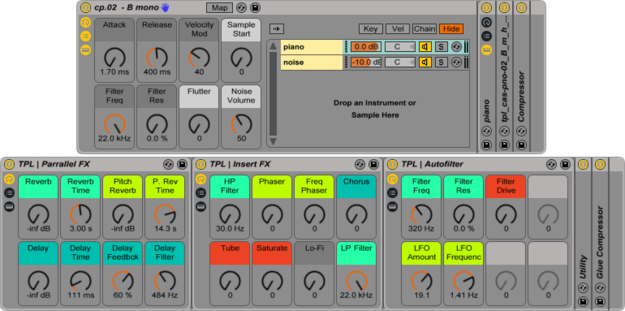 Cassette Piano.02 Ableton screenshot