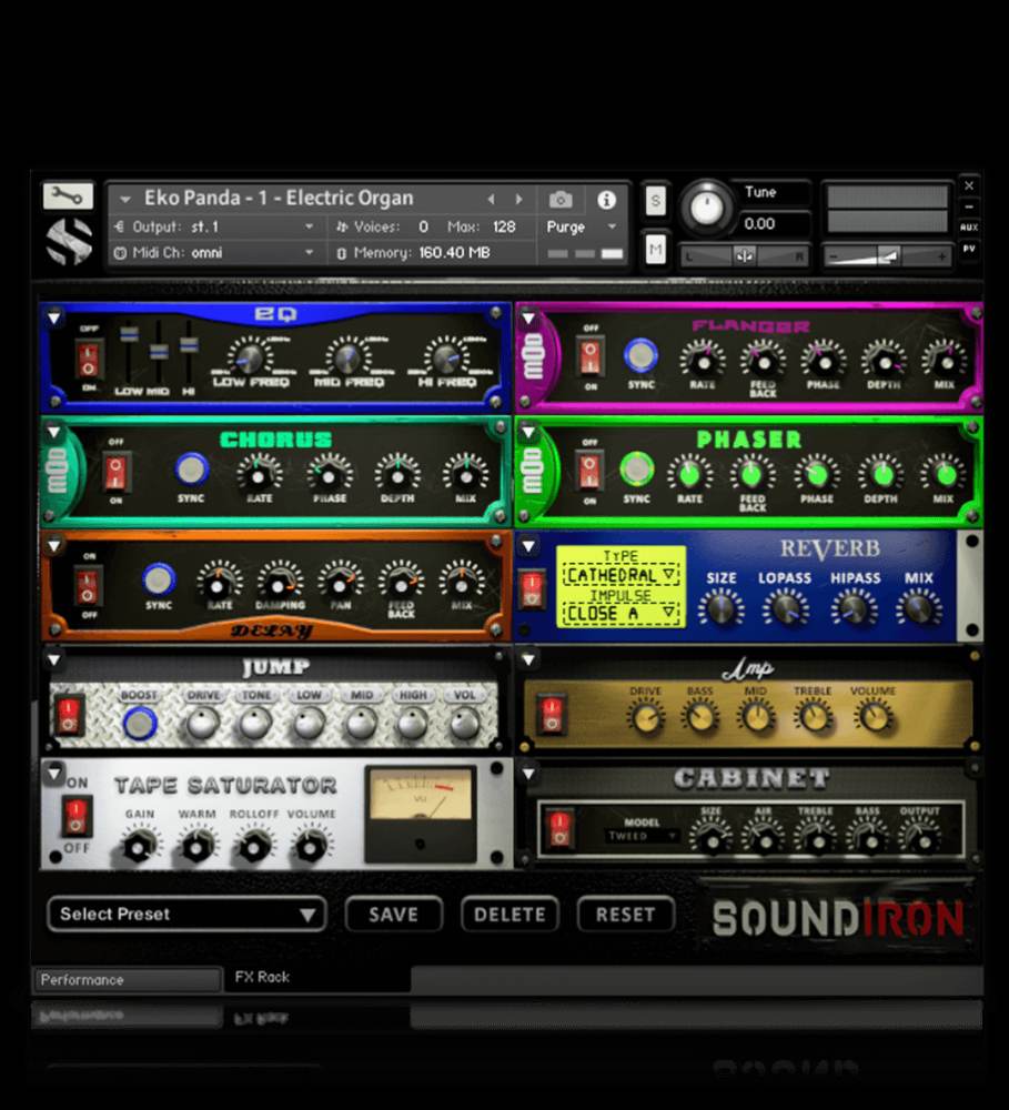 Eko Panda - User Interface (FX Rack)