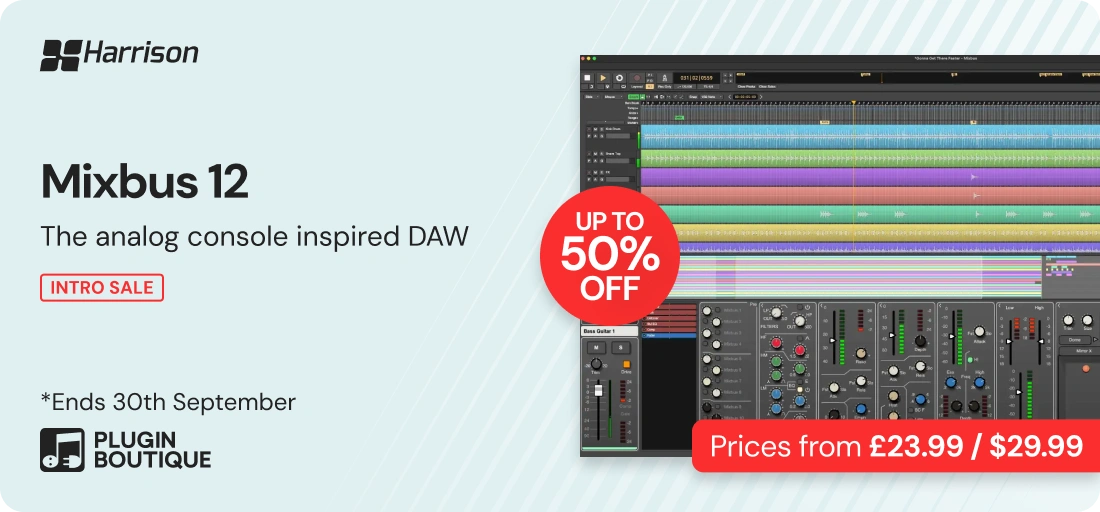 Harrison Mixbus 12 Launch Sale