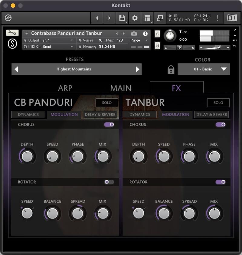 Sonuscore Origins Vol.10: Contrabass Panduri & Tanbur - Modulation