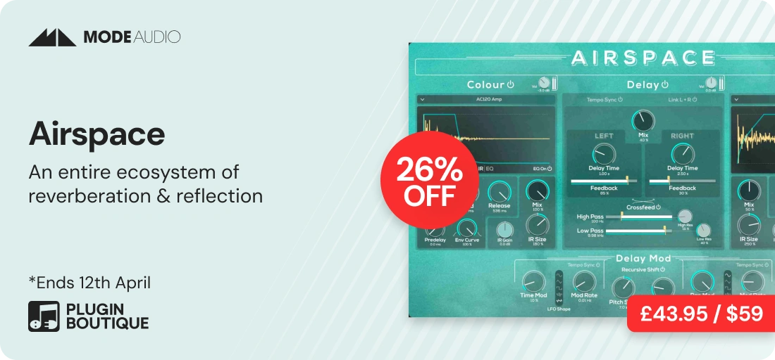 ModeAudio Airspace Easter Sale