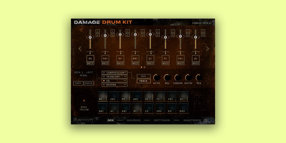 Heavyocity Damage Drum Kit