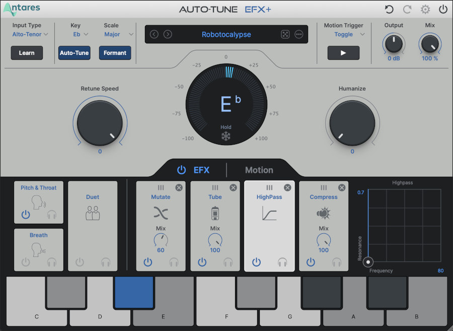 Auto-Tune EFX+ 10.0 - Light UI 2