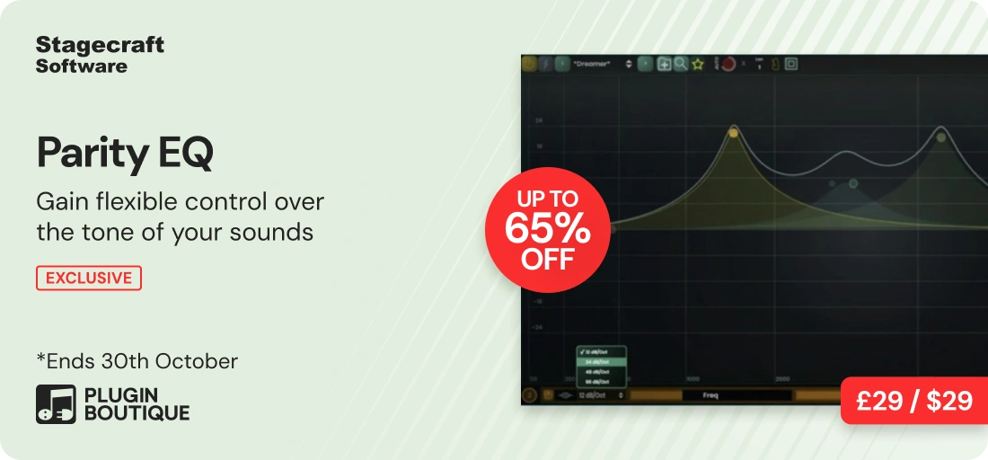 Stagecraft Software Parity EQ October Sale