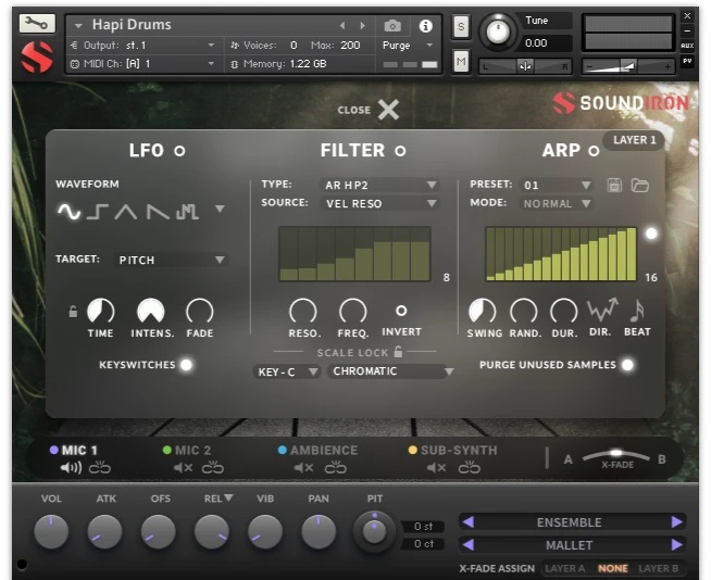 Soundiron Hapi Drums - UI - Adv