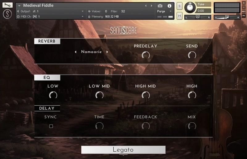 Sonuscore Medieval Phrases Fiddle & Nyckelharpa - GUI