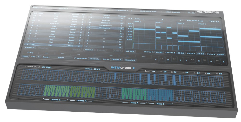 W.A Production Instachord 2 - 3D UI
