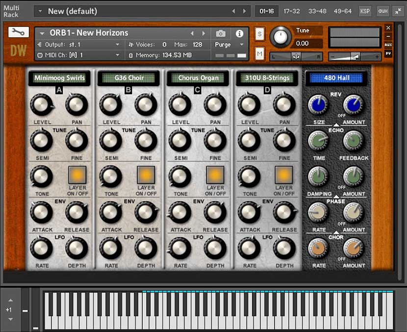 Loot Audio The Orbitone Collection I and II - User Interface