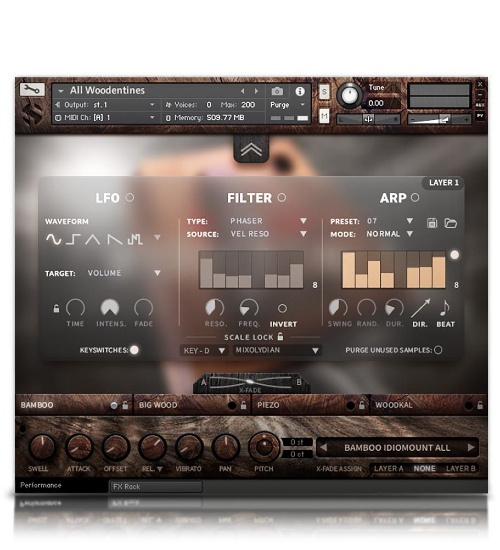 Hopkin Instrumentarium: Woodentines - LFO/Filter/Arp