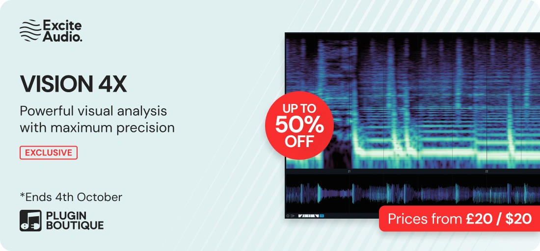 Excite Audio Vision 4X Synth Month Sale (Exclusive)