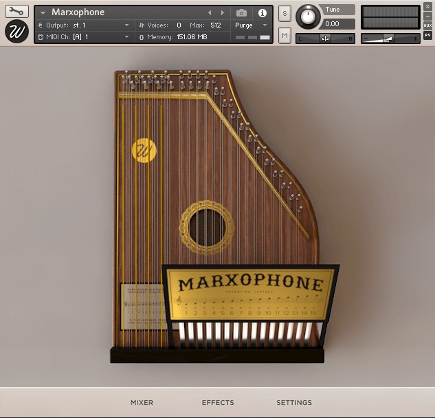 Wavesfactory Marxophone - User Interface