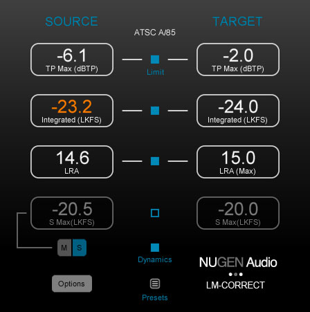 LM-Correct 2 User Interface 2