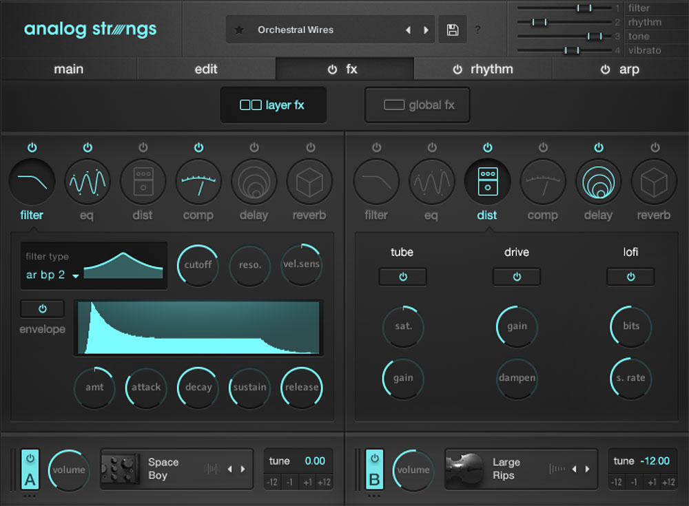 ANALOG STRINGS Rhythm Layer FX