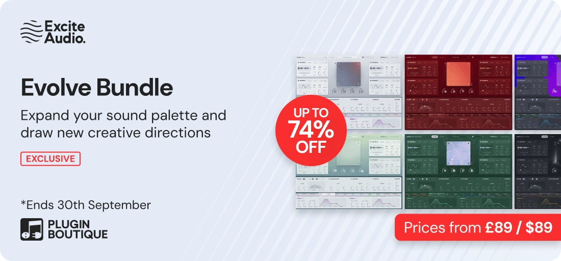 Excite Audio Evolve Bundle Sale (Exclusive)