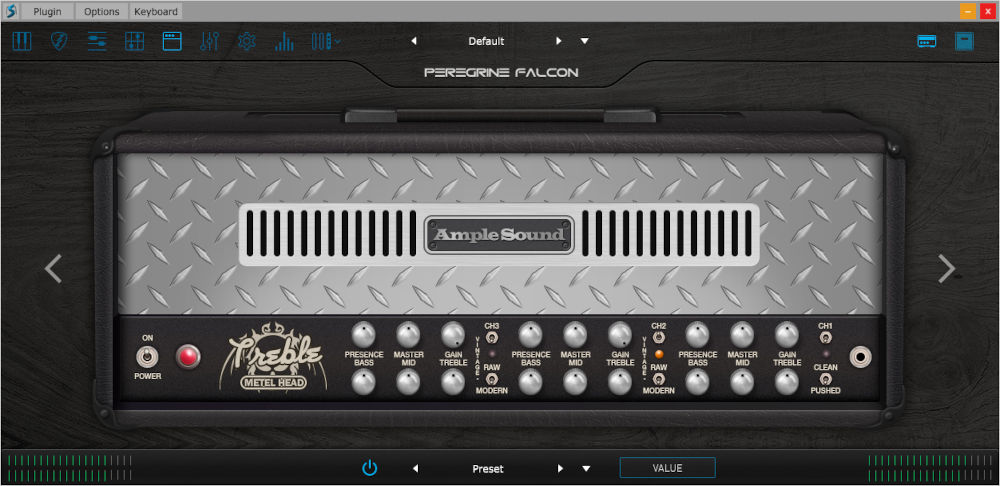 Ample Guitar Peregrine Falcon - UI 9