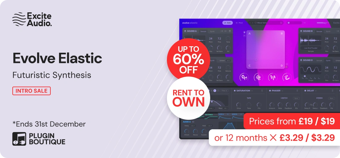 Excite Audio Evolve Elastic Intro Sale (Exclusive)