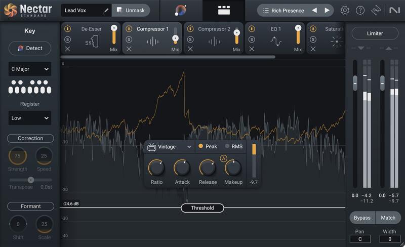 iZotope Nectar 4 Standard - Compressor
