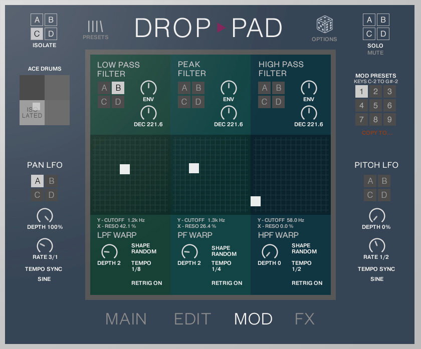 Drop Pad 3 - Mod Page