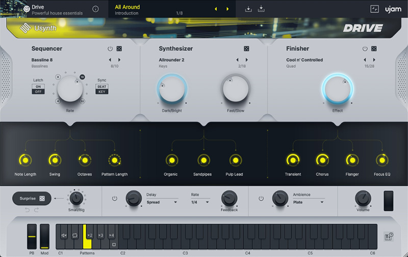 ujam Usynth DRIVE - GUI