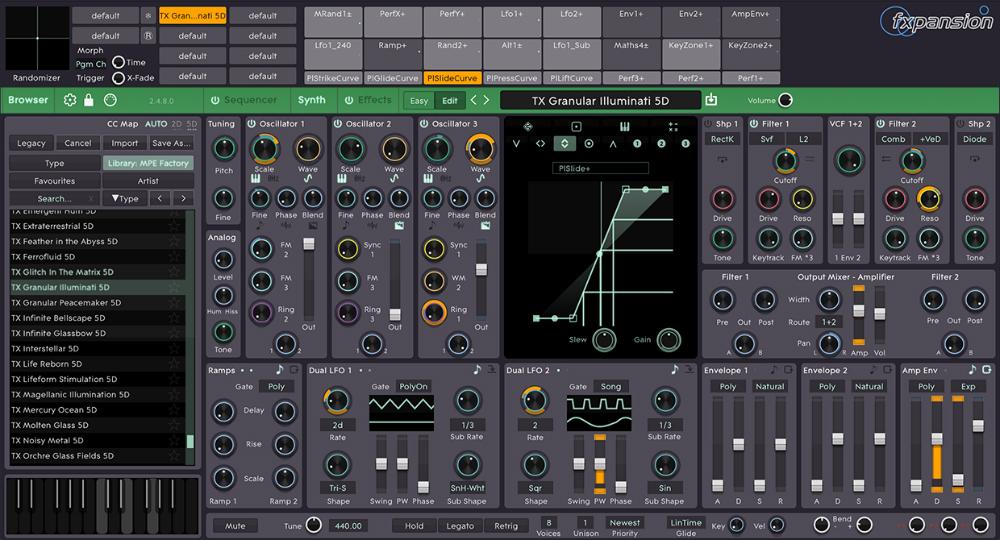 Cypher2 User Interface - Movement & Expression