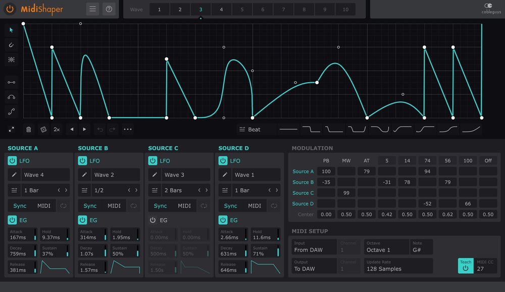 MidiShaper - User Interface